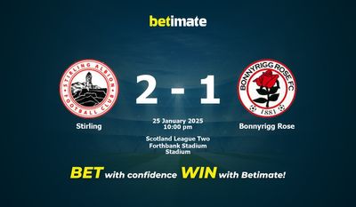 Dự đoán Stirling vs Bonnyrigg Rose, Tỷ lệ cược & Mẹo cá cược 25/01/2025