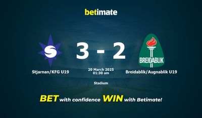 Dự đoán Stjarnan/KFG U19 vs Breidablik/Augnablik U19, tỷ lệ và tip cá cược 19/03/2025