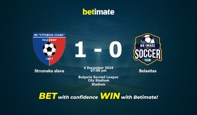 Soi kèo Strumska slava vs Belasitsa, tỷ lệ và tip cá cược 04/12/2024