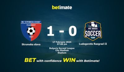 Soi kèo Strumska slava vs Ludogorets Razgrad II, Tỷ lệ & Mẹo cá cược 17/02/2024