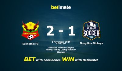 Soi kèo Sukhothai FC vs Nong Bua Pitchaya, Tỷ lệ & Mẹo cá cược 08/11/2024