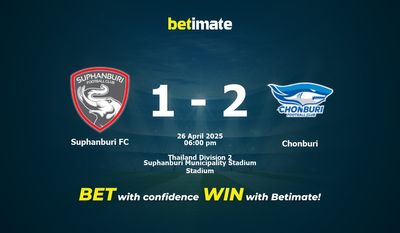 Dự đoán Suphanburi FC vs Chonburi, Tỷ lệ cược & Mẹo cá cược 26/04/2025