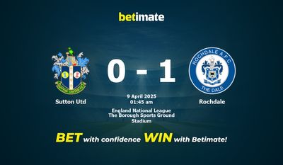 Dự đoán Sutton Utd vs Rochdale, Tỷ lệ cược & Mẹo cá cược 04/08/2025