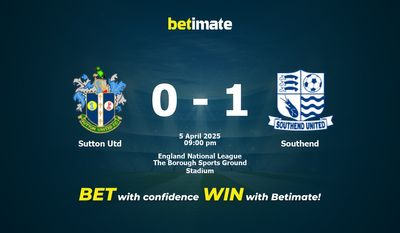Dự đoán Sutton Utd vs Southend, Tỷ lệ cược & Mẹo cá cược 04/05/2025