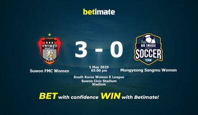 Dự đoán, Tỷ lệ cược & Mẹo cá cược Suwon FMC Women vs Mungyeong Sangmu Women 05/01/2025