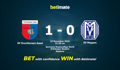 Soi kèo SV Drochtersen-Assel vs SV Meppen, Tỷ lệ & Mẹo cá cược 22/11/2024