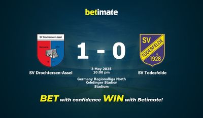 Soi kèo SV Drochtersen-Assel vs SV Todesfelde, tỷ lệ và tip cá cược 03/05/2025