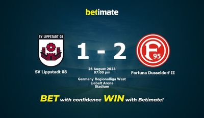 Soi kèo SV Lippstadt 08 vs Fortuna Dusseldorf II, tỷ lệ & tip cá cược 26/08/2023