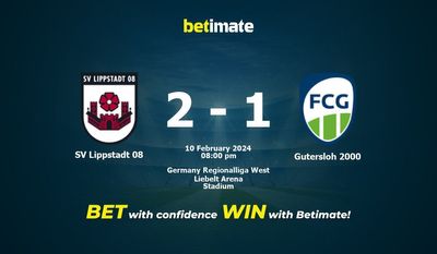Soi kèo SV Lippstadt 08 vs Gutersloh 2000, Tỷ lệ & Mẹo cá cược 10/02/2024