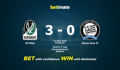 Dự đoán SV Ried vs Sturm Graz II, Tỷ lệ cược & Mẹo cá cược 05/11/2025
