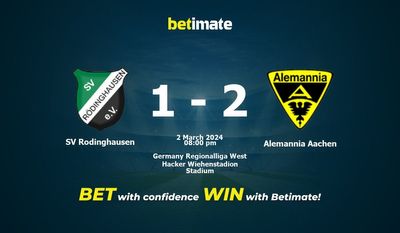 Soi kèo SV Rodinghausen vs Alemannia Aachen, tỷ lệ và tip cá cược 02/03/2024