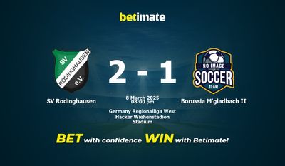 Soi kèo SV Rodinghausen vs Borussia M'gladbach II, tỷ lệ và tip cá cược 08/03/2025