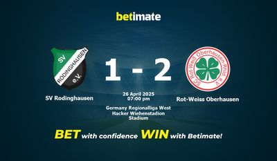 Dự đoán SV Rodinghausen vs Rot-Weiss Oberhausen, Tỷ lệ cược & Mẹo cá cược 26/04/2025