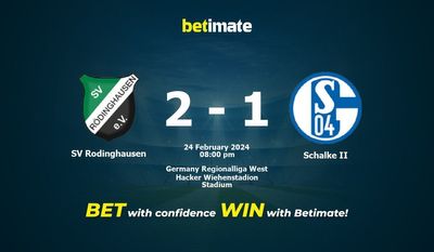 Soi kèo SV Rodinghausen vs Schalke II, tỷ lệ & tip cá cược 24/02/2024