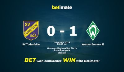 Soi kèo SV Todesfelde vs Werder Bremen II, tỷ lệ và tip cá cược 16/03/2025