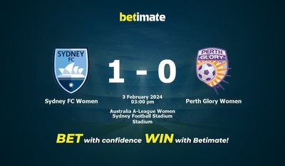 Dự đoán, tỷ lệ và mẹo cá cược Sydney FC Women vs Perth Glory Women 03/02/2024