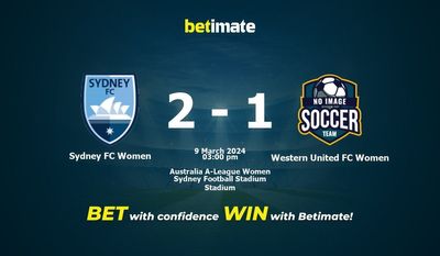 Soi kèo Sydney FC vs Western United FC Women, tỷ lệ và tip cá cược 09/03/2024