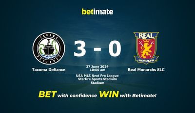 Dự đoán Tacoma Defiance vs Real Monarchs SLC, tỷ lệ cược và mẹo cá cược 27/06/2024