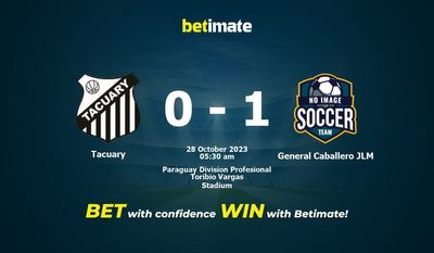 Dự đoán Tacuary vs General Caballero JLM, tỷ lệ cá cược 27/10/2023
