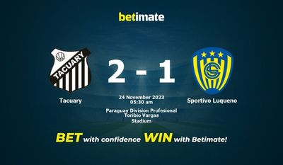 Soi kèo Tacuary vs Sportivo Luqueno, Tỷ lệ & Mẹo cá cược 23/11/2023