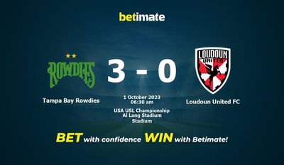 Dự đoán Tampa Bay Rowdies vs Loudoun United FC, tỷ lệ và tip cá cược 30/09/2023