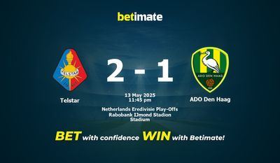 Dự đoán Telstar vs ADO Den Haag, tỷ lệ cá cược 13/05/2025