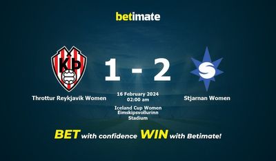 Dự đoán Throttur Reykjavik Women vs Stjarnan Women, tỷ lệ và mẹo cá cược 15/02/2024