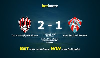 Dự đoán, Tỷ lệ cược & Mẹo cá cược Throttur Reykjavik Women vs Valur Reykjavik Women 03/12/2025