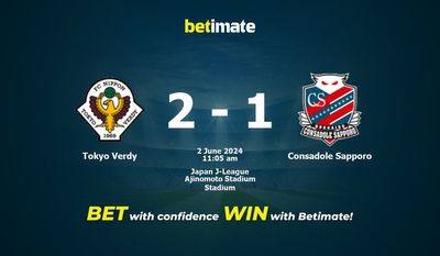 Soi kèo Tokyo Verdy vs Consadole Sapporo, tỷ lệ và tip cá cược 02/06/2024