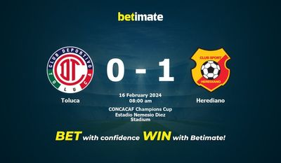 Soi kèo Toluca vs Herediano, Tỷ lệ & Mẹo cá cược 16/02/2024
