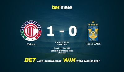 Soi kèo Toluca vs Tigres UANL, tỷ lệ và tip cá cược 02/03/2024