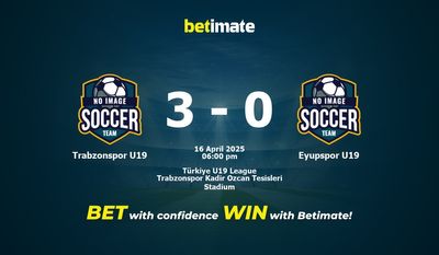 Dự đoán Trabzonspor U19 vs Eyupspor U19, Tỷ lệ cược & Mẹo cá cược 16/04/2025