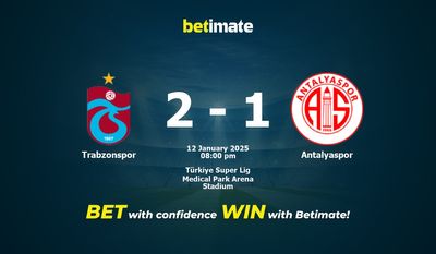 Dự đoán Trabzonspor vs Antalyaspor, Tỷ lệ cược & Mẹo cá cược 01/12/2025