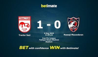 Soi kèo Tractor Sazi vs Nassaji Mazandaran, Tỷ lệ & Mẹo cá cược 05/08/2025