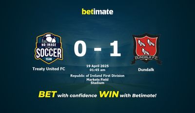 Dự đoán, tỷ lệ cược và mẹo cá cược Treaty United FC vs Dundalk 04/18/2025