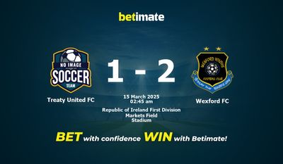 Dự đoán, tỷ lệ cược và mẹo cá cược Treaty United FC vs Wexford FC 03/14/2025