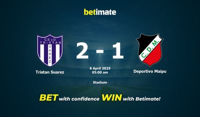 Nhận định Tristan Suarez vs Deportivo Maipu, tỷ lệ và tip cá cược 05/04/2025