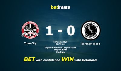Dự đoán Truro City vs Boreham Wood, Tỷ lệ cược & Mẹo cá cược 03/04/2025