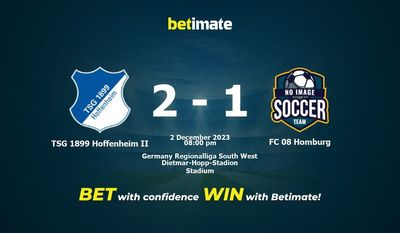 Soi kèo TSG 1899 Hoffenheim II vs FC 08 Homburg, tỷ lệ và tip cá cược 02/12/2023