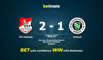 Dự đoán TSV Aubstadt vs Ansbach, Tỷ lệ cược & Mẹo cá cược 03/08/2025