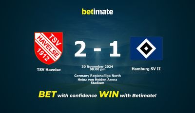 Dự đoán TSV Havelse vs Hamburg SV II, Tỷ lệ cược & Mẹo cá cược 30/11/2024