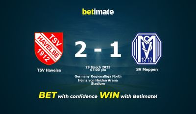 Dự đoán TSV Havelse vs SV Meppen, Tỷ lệ cược & Mẹo cá cược 29/03/2025