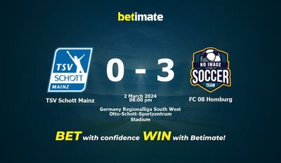 Soi kèo TSV Schott Mainz vs FC 08 Homburg, tỷ lệ và tip cá cược 02/03/2024