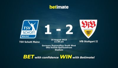 Soi kèo dự đoán TSV Schott Mainz vs VfB Stuttgart II ngày 16/08/2023
