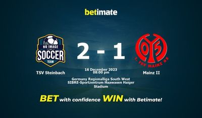 Dự đoán, tỷ lệ và tỷ lệ TSV Steinbach vs Mainz II Mẹo cá cược 16/12/2023