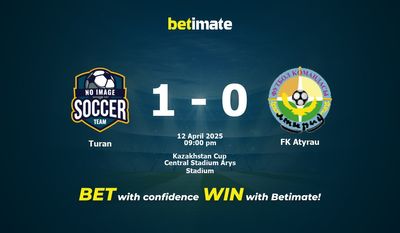 Dự đoán Turan vs FK Atyrau, Tỷ lệ cược & Mẹo cá cược 04/12/2025