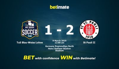 Dự đoán TuS Blau-Weiss Lohne vs St Pauli II, Tỷ lệ cược & Mẹo cá cược 03/08/2025