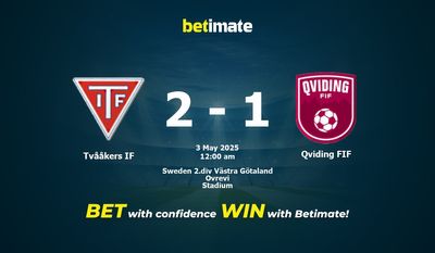 Tvååkers IF vs Qviding FIF Dự đoán, Tỷ lệ & Mẹo cá cược 02/05/2025