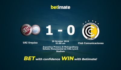 Dự đoán UAI Urquiza vs Club Comunicaciones, Tỷ lệ & Mẹo cá cược 19/10/2024