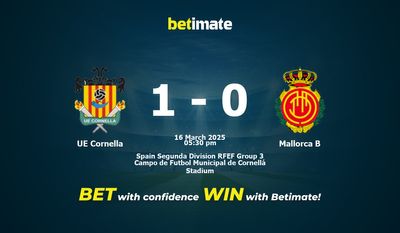 Nhận định, soi kèo UE Cornella vs Mallorca B 16/03/2025